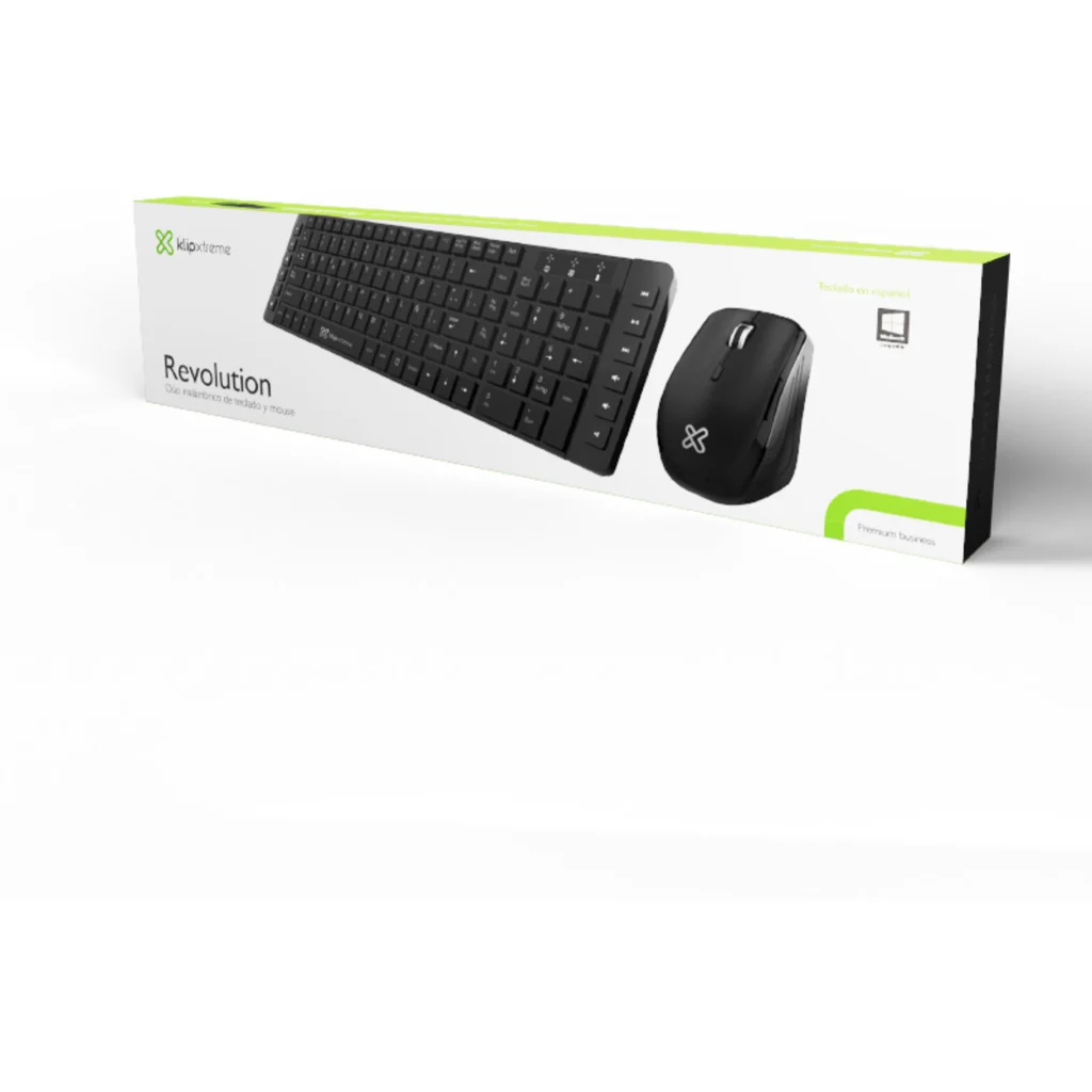 Imagen 6 de Kit Teclado Mouse Inalámbrico XTech KCK-270S, RF2.4GHz Óptico 800-1600dpi Esp