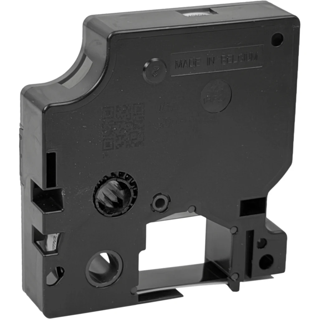 Imagen 3 de Cinta Rotuladora Dymo 45013 12 Mm 7 Metros Negro en Fondo Blanco