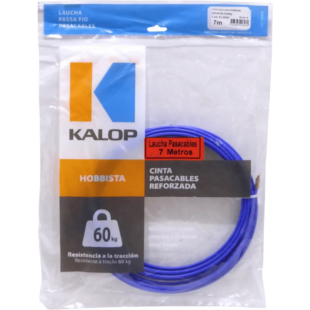 KALOP 7mt Cinta Plastica Pasacables 60Kg KL29307