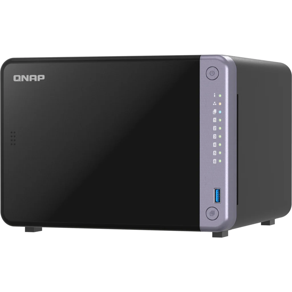 NAS QNAP TS-632X, 6 Bahías, Alpine AL524, 1*SoDIMM DDR4 