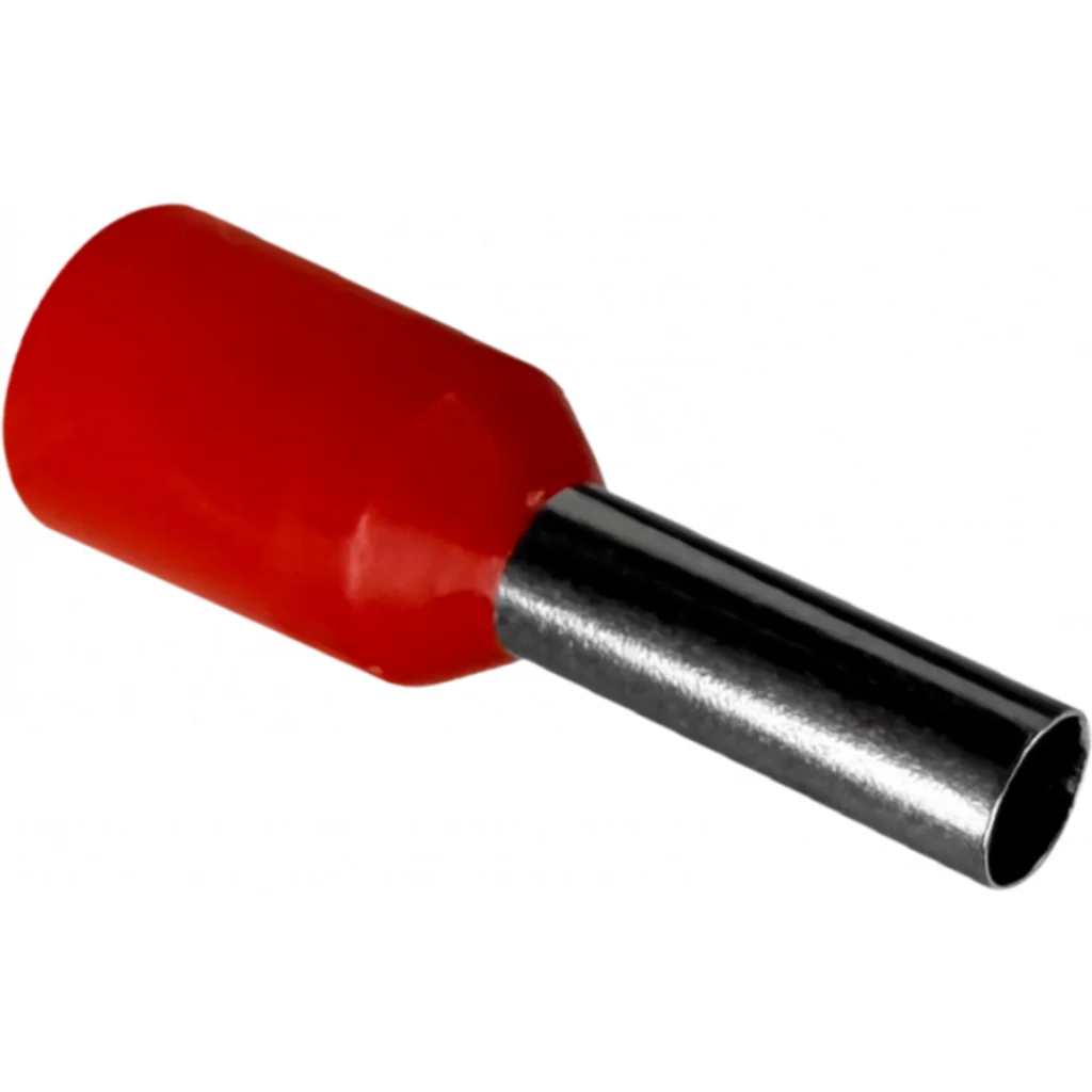 Imagen 1 de Rojo 2,5mm2 8/15mm 100-unids AWG14 Ferrules Terminal Aislado Crimpeabl