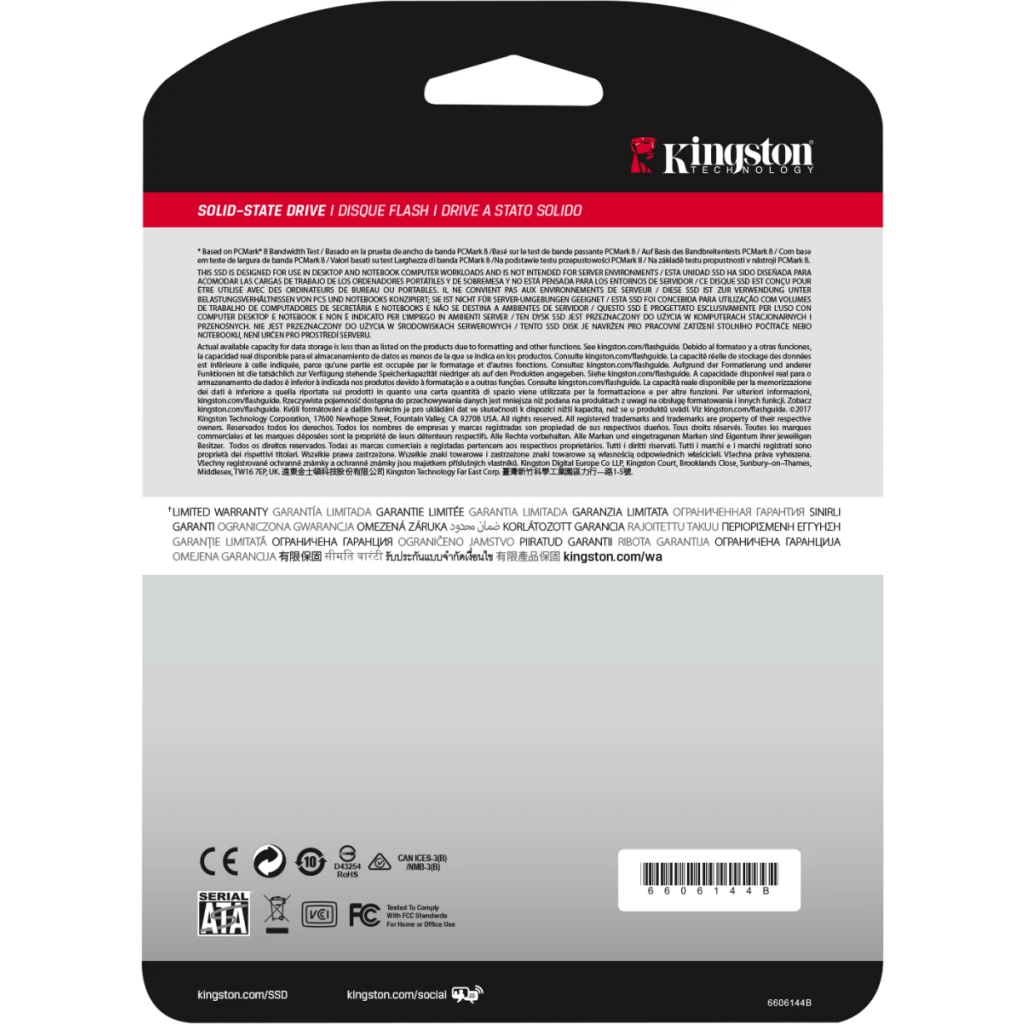 Imagen 4 de Unidad SSD Kingston SSDNow A400 960GB 2.5" 7mm SATA 3 Lect500MB/s Escr450MB/s