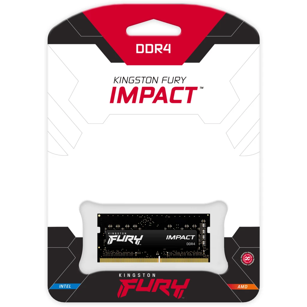 Imagen 2 de Memoria RAM 8GB DDR4 3200MHz SO-DIMM CL20 Non-ECC 1.2V 260p - KingstonFuryImpact