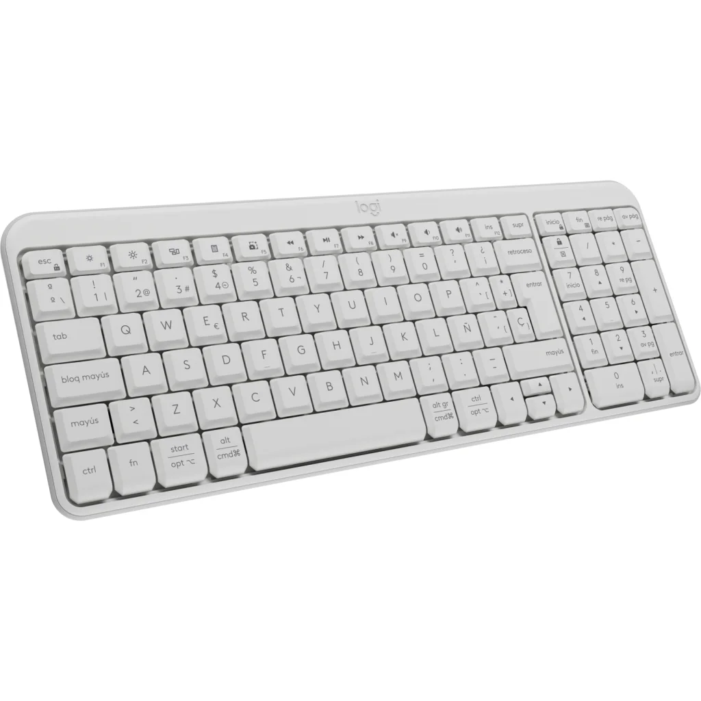 Imagen 3 de Teclado Inalámbrico Logitech K250 Epañol Qwerty Bluetooth Blanco