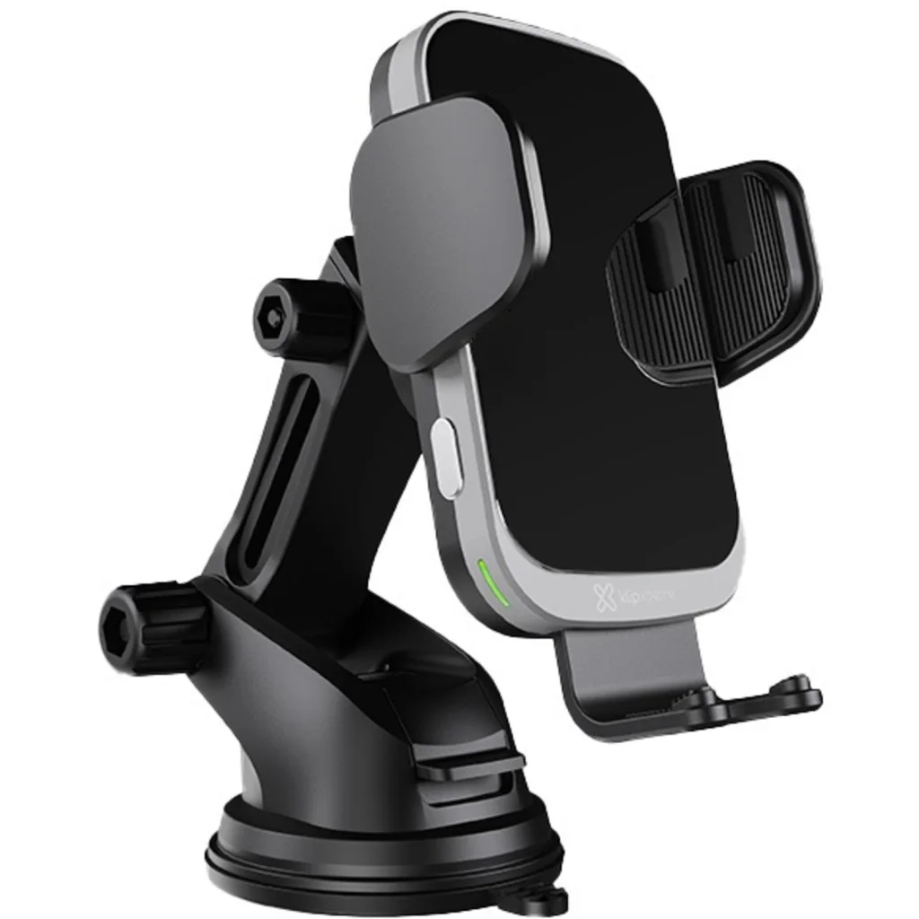 Klip Xtreme - Car wireless charging holder - 15 Watt - 24 pin USB-C - Cellular phone - Wireless - Para Smartphones - Automatic