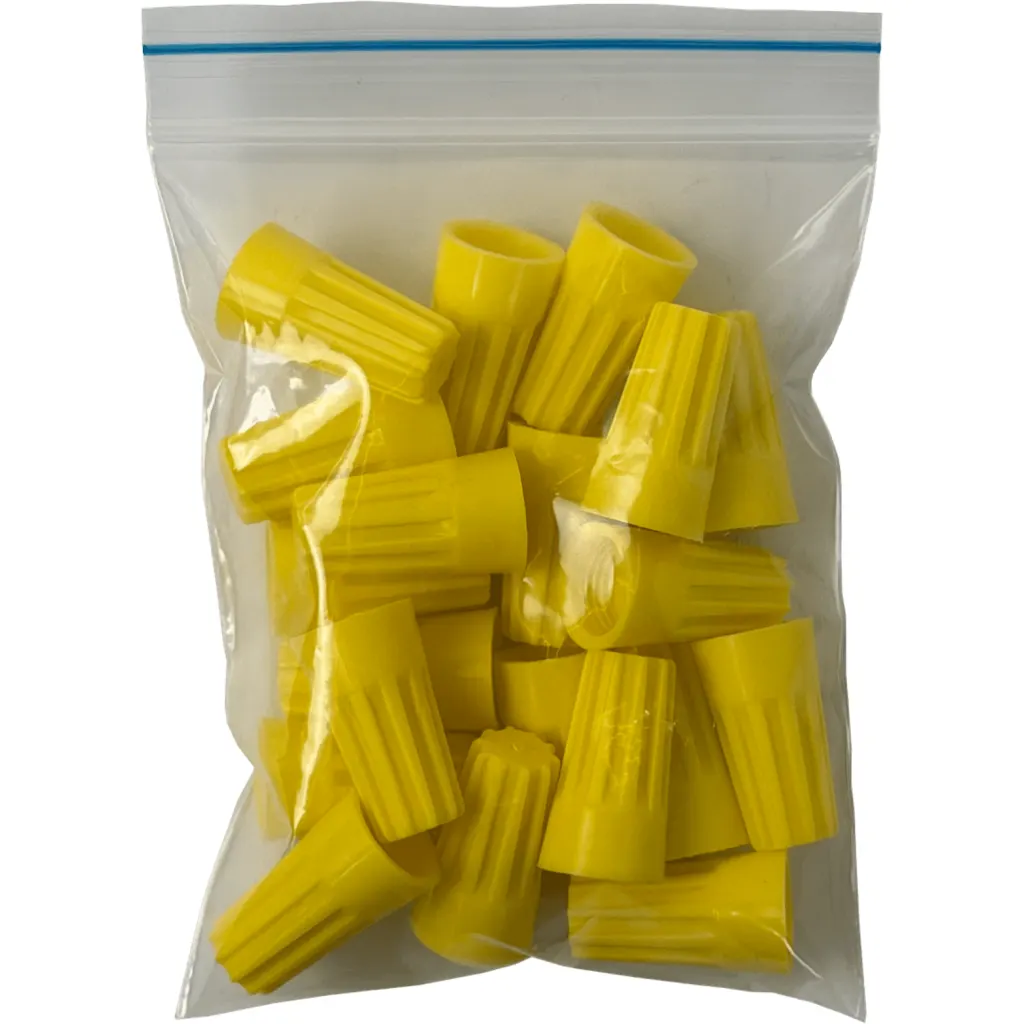 Imagen 2 de nro.44 20-unids. Conector Conico Amarillo 22-10AWG 0,5-6,0mm2