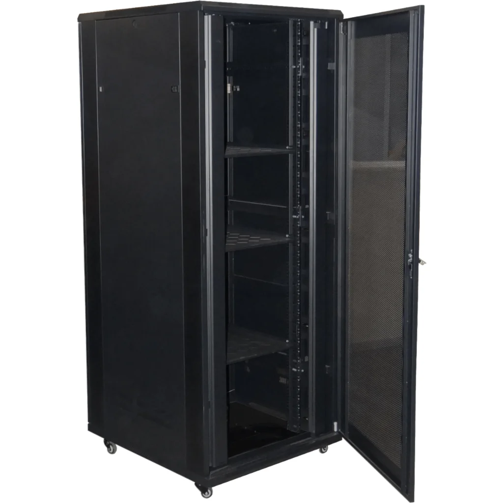 Imagen 4 de Rack Bastidor LINKMADE 42U 800x900mm c/2-Ordenador-Vertical Color Negro