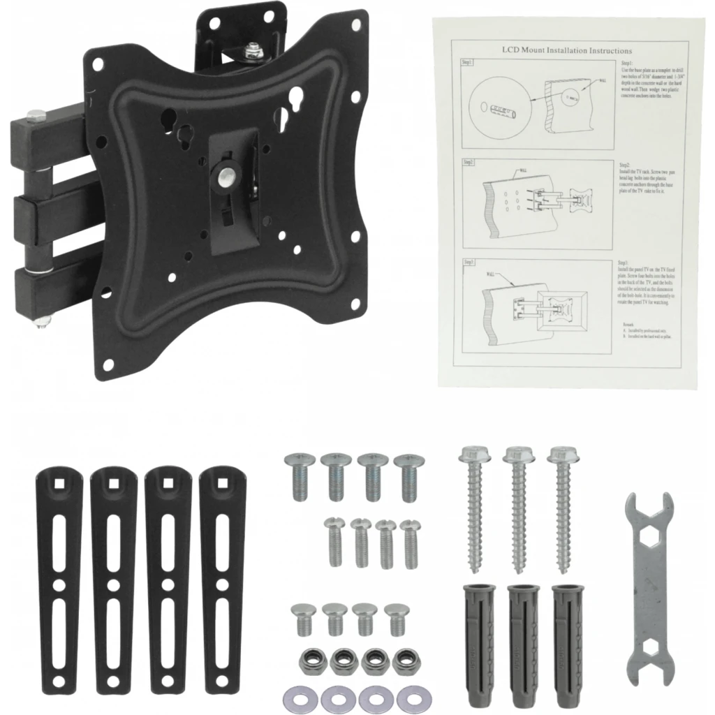 Imagen 1 de Soporte Articulado 14 a 50" LCD/TV 45 KG VESA Muro 120°x40° 75-200 mm