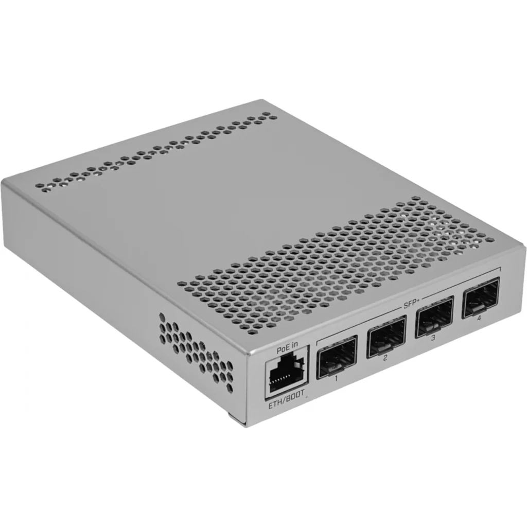 Imagen 1 de MIKROTIK Cloud Router Switch 305-1G-4S+IN (RouterOS L5), desktop enclosure