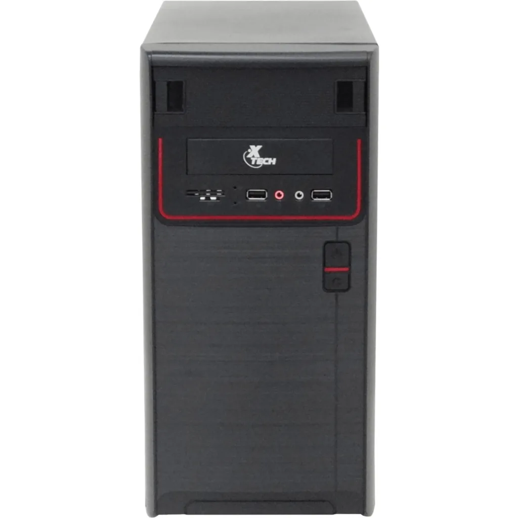 Imagen 3 de Gabinete XTech XTQ-100 Micro ATX Puerto USB 2.0 Audio/mic Fuente 600W Color Negr