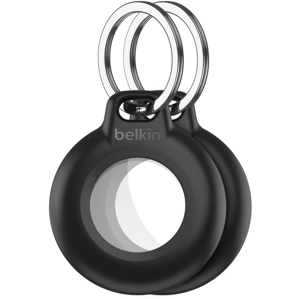 Pack de 2 llaveros para Airtag Belkin negro