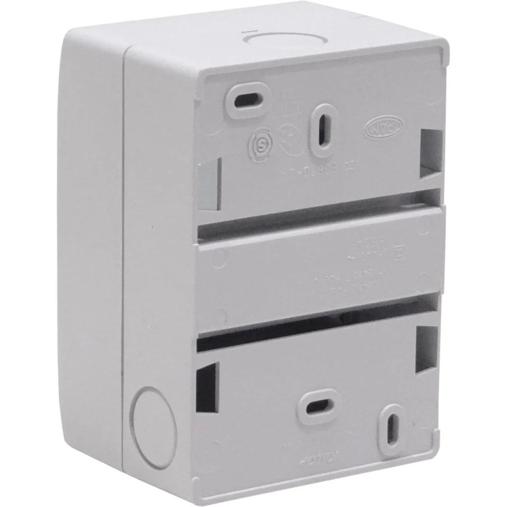 KALOP c/Tapa 54/72mm-Ancho Caja Plastica p/Automaticos RielDin-Plastic