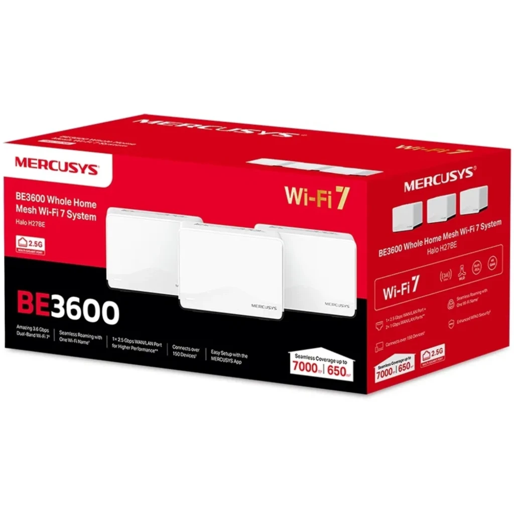 Imagen 2 de Router Mesh Halo H27BE 3-pack, Wi-Fi 7