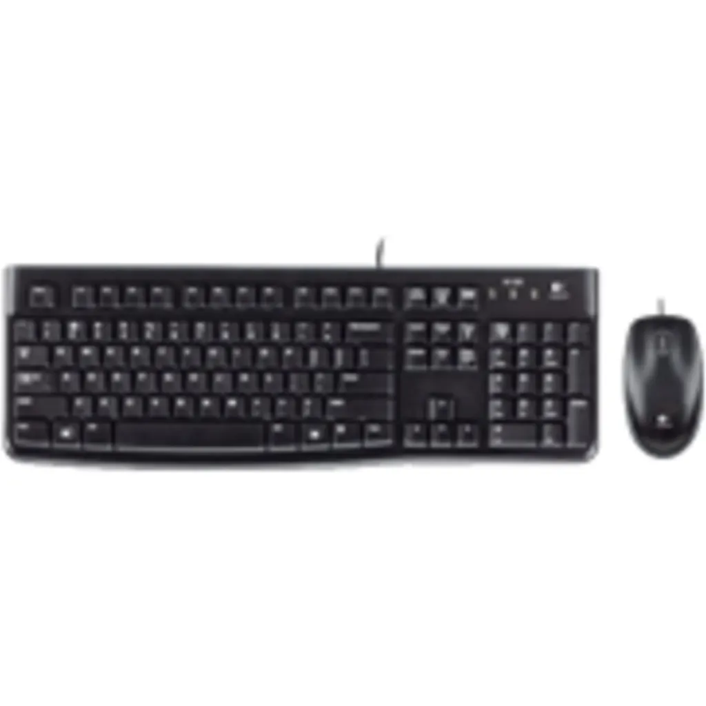 Imagen 3 de Kit Teclado Mouse Alámbrico Logitech MK120 Interfaz USB Color Negro (Nuevo, Caja Abierta)