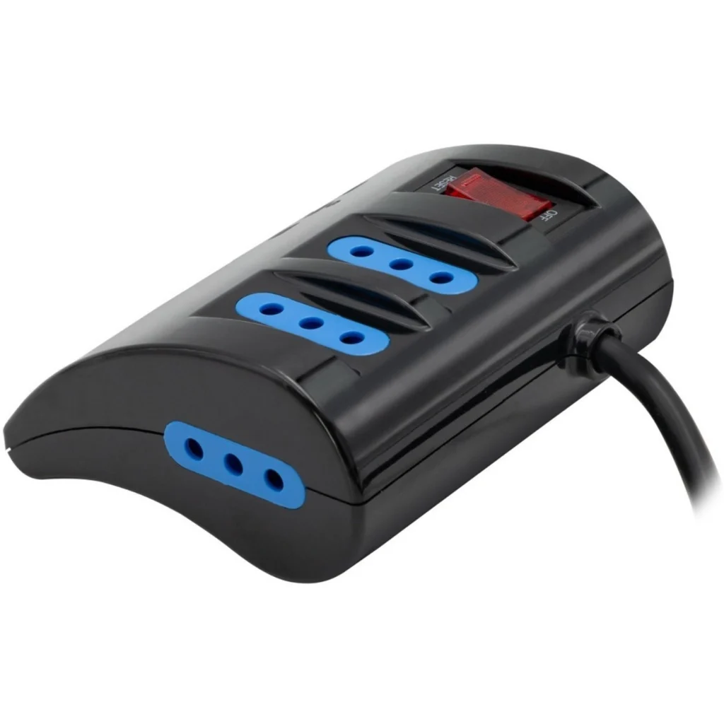 Imagen 1 de Extensión de Escritorio Philco 3 Tomas 220V 3 Puertos USB-A Interruptor ON/OFF 