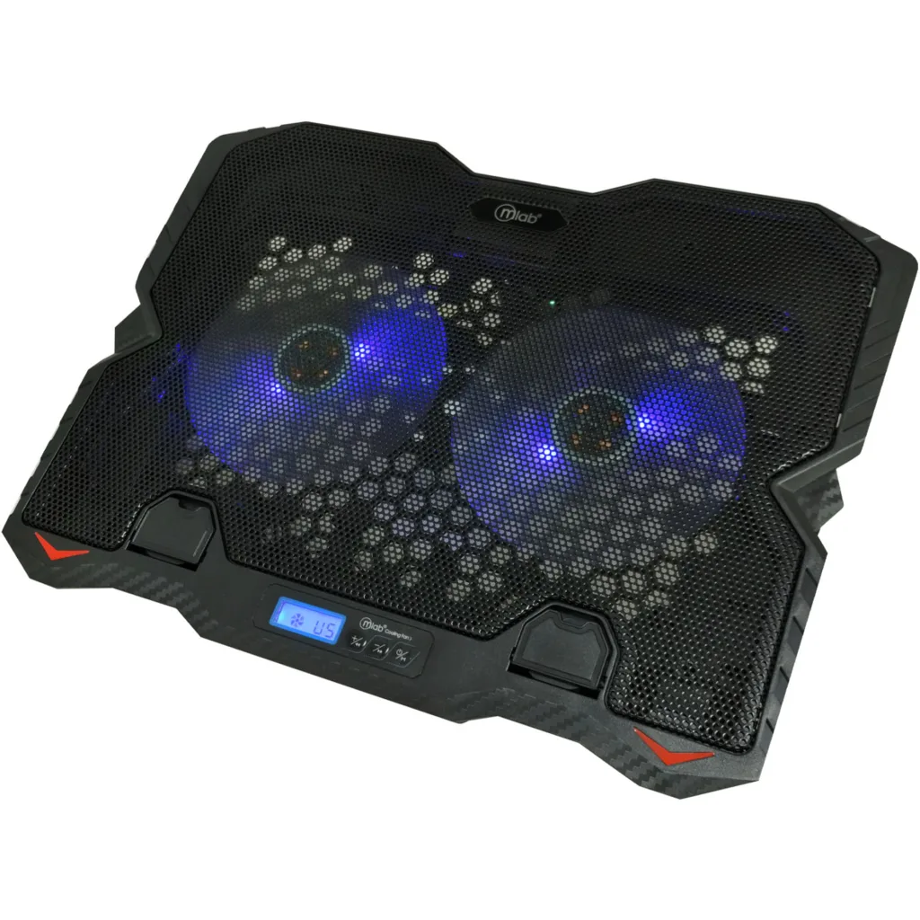 Imagen 1 de MLAB BASE VENTILADOR NOTEBOOK TWO BIG FAN 12,5 LCD DISPLAY SPEEDER