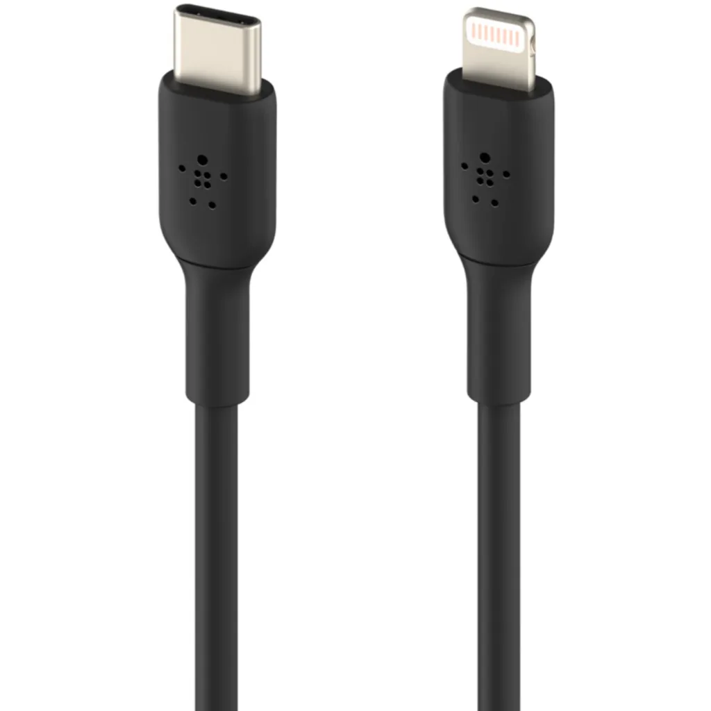 Imagen 3 de Cable Lightning a USB-C Boost Charge Largo 1mt Color negro - Belkin CAA003BT1MBK