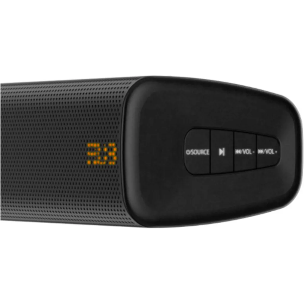Imagen 1 de Parlantes Soundbar Klip Xtreme KSB-00A  Black - 2.0ch 60W BT HDMI-OPT-RCA