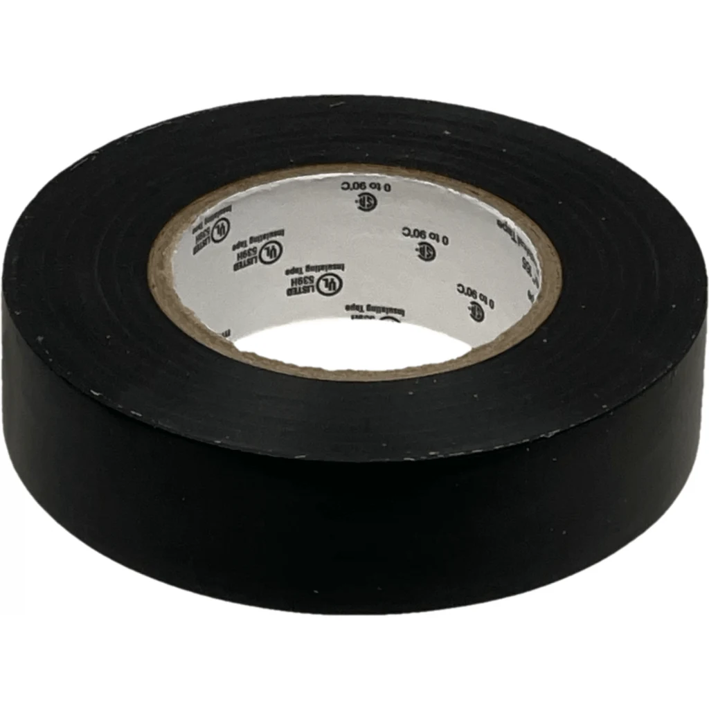 3M 18mt 165 Negra Huincha Cinta Aisladora PVC 19mm 0,15mm 600V 0-90oC