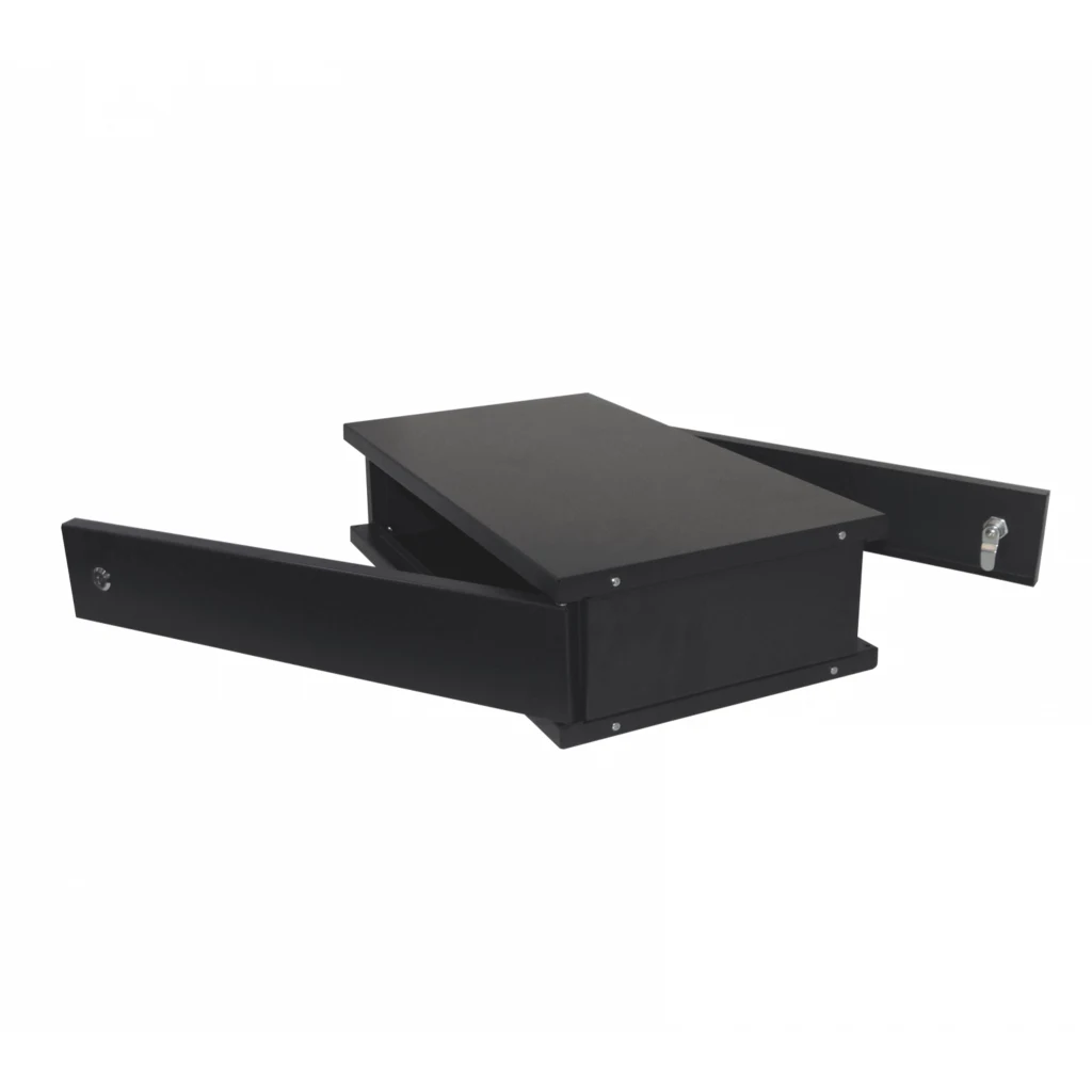 Imagen 1 de Rack Mesa Negro Puertafierro Linkmade Liso 2U-138MM 30CMFONDO