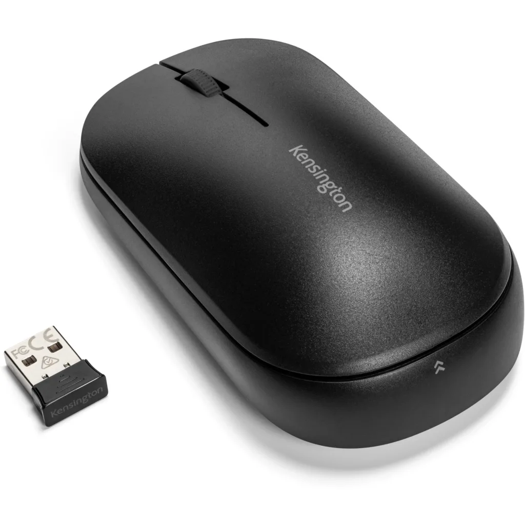 Mouse Inalámbrico Kesington SureTrack Óptico 2400dpi BT Dongle USB Negro 