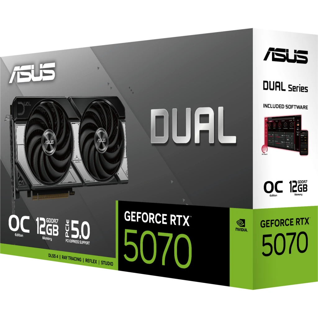 Imagen 6 de Tarjeta de Video Asus Dual GF-RTX-5070 12GB GDDR7 1*HDMI 3*DP 2.5 Slot SFF Ready