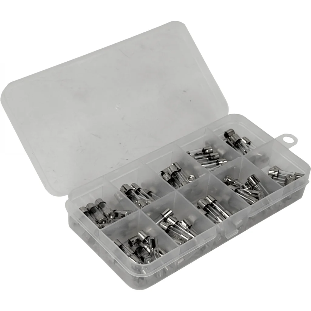 Imagen 1 de CAJA 100-unids. 0,2A-20A 5x20mm 250V Fusible Rapido Cilindrico Vidrio