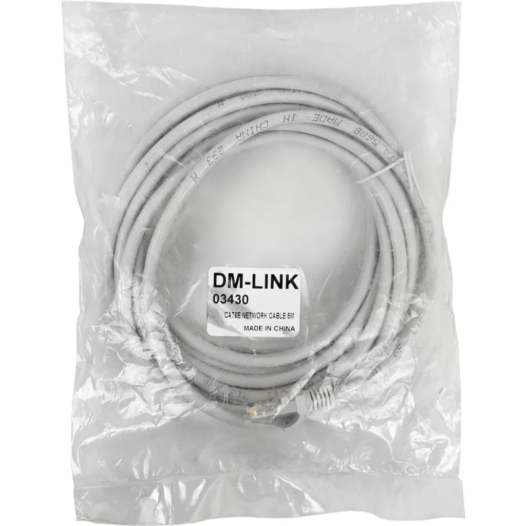 Imagen 4 de Cable Patch Inyectado Multifilar Linkmade 5 metros Gris 