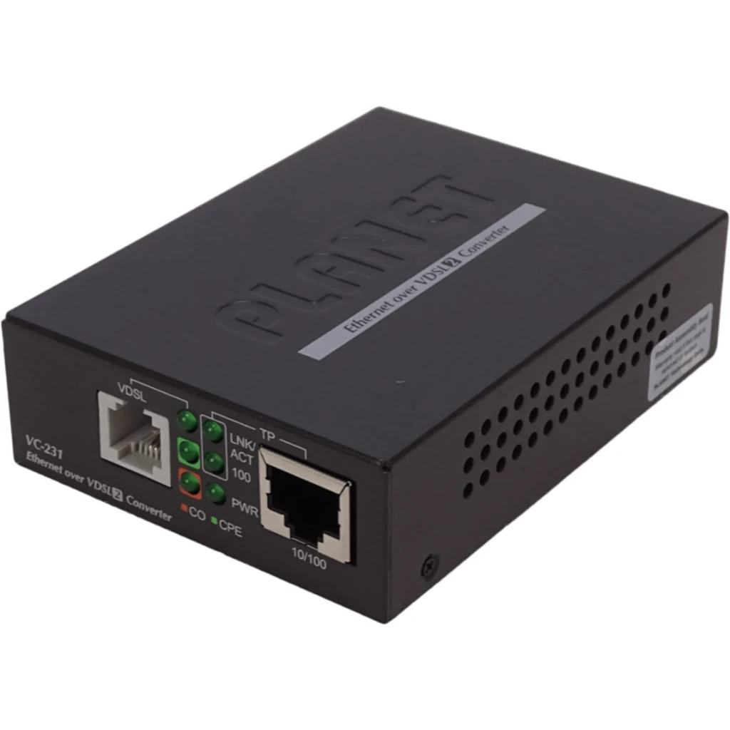 Imagen 1 de Convertidor Planet Ethernet 10/100 sobre VDSL2  Puertos 10/100 Base-TX RJ-45