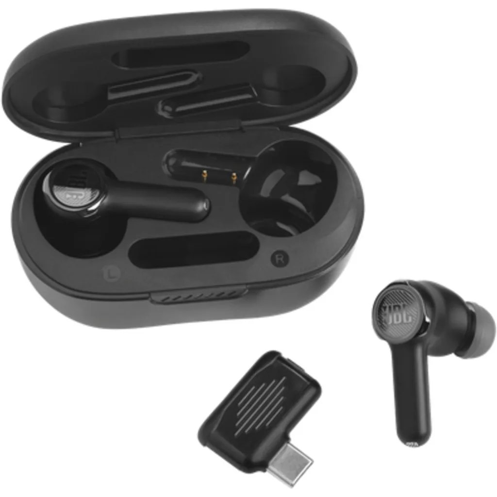 Imagen 3 de JBL - Headphones - Para Computer / Para Tablet - Wireless - Quantum TWS Black SA