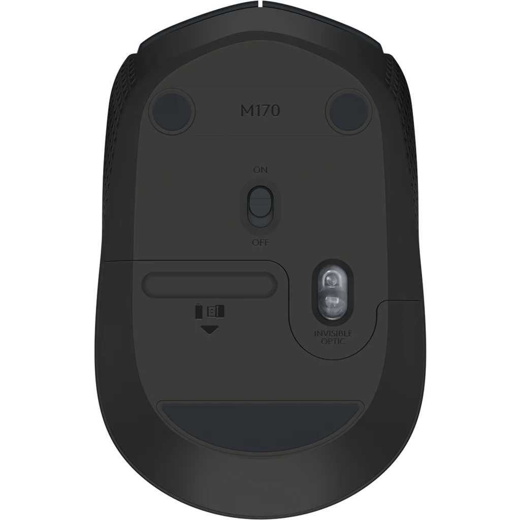 Imagen 4 de Mouse Inalámbrico Logitech M170 Óptico 1000dpi 2.4GHz 3 botones USB Negro