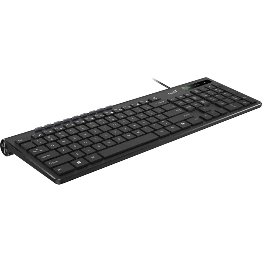 Imagen 2 de GENIUS TECLADO SLIM COPILOT MULTIMEDIA USB BLACK-SLIMSTAR 230II