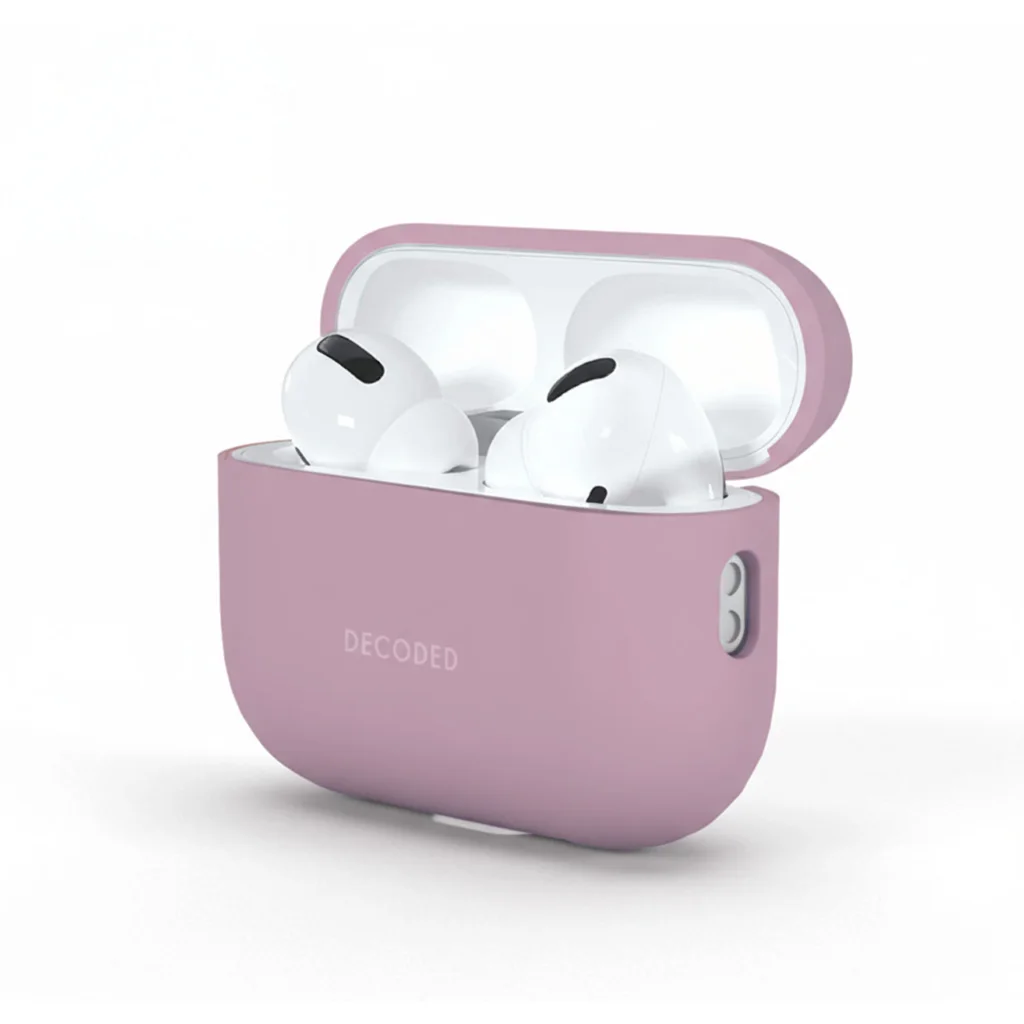 Imagen 2 de Funda silicona AirCase Pro Airpods Pro 3 Gen Decoded rosado