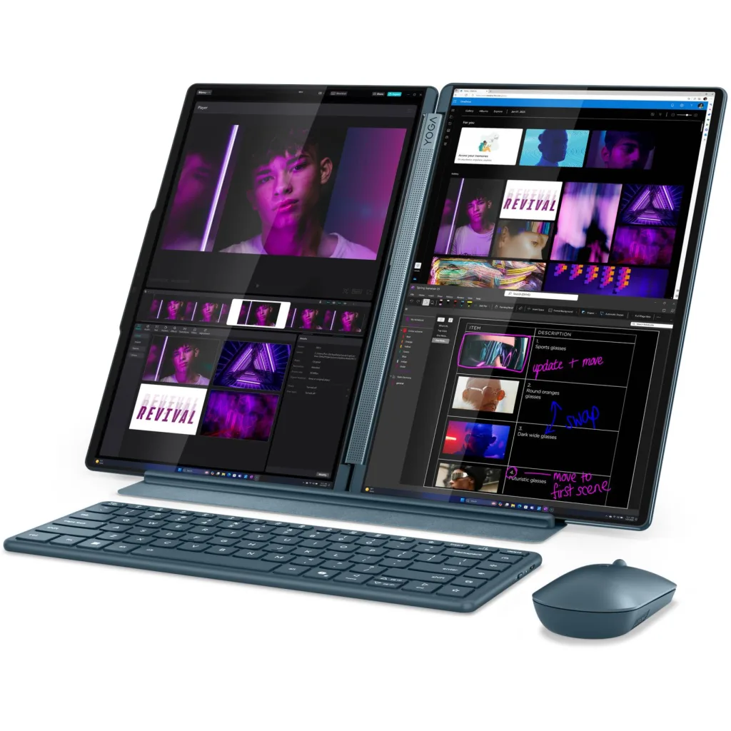 Imagen 3 de Notebook Lenovo Yoga 9 14IAH10 Ultra 9 285H 32GB 1TB 2*14" Táctil W11H+Pen