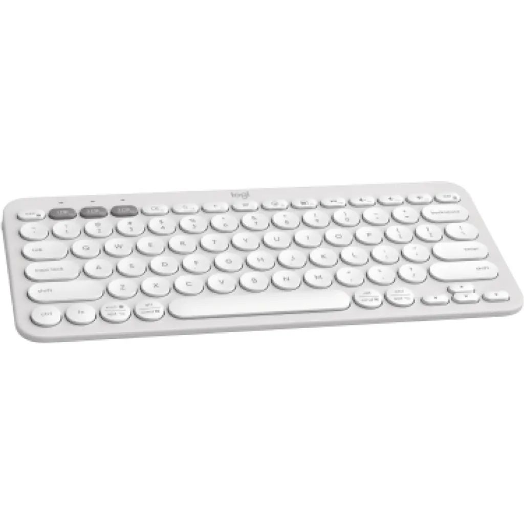Imagen 2 de Teclado Inalámbrico Logitech Pebble Keys 2 K380S Bluetooth Dongle USB Blanco