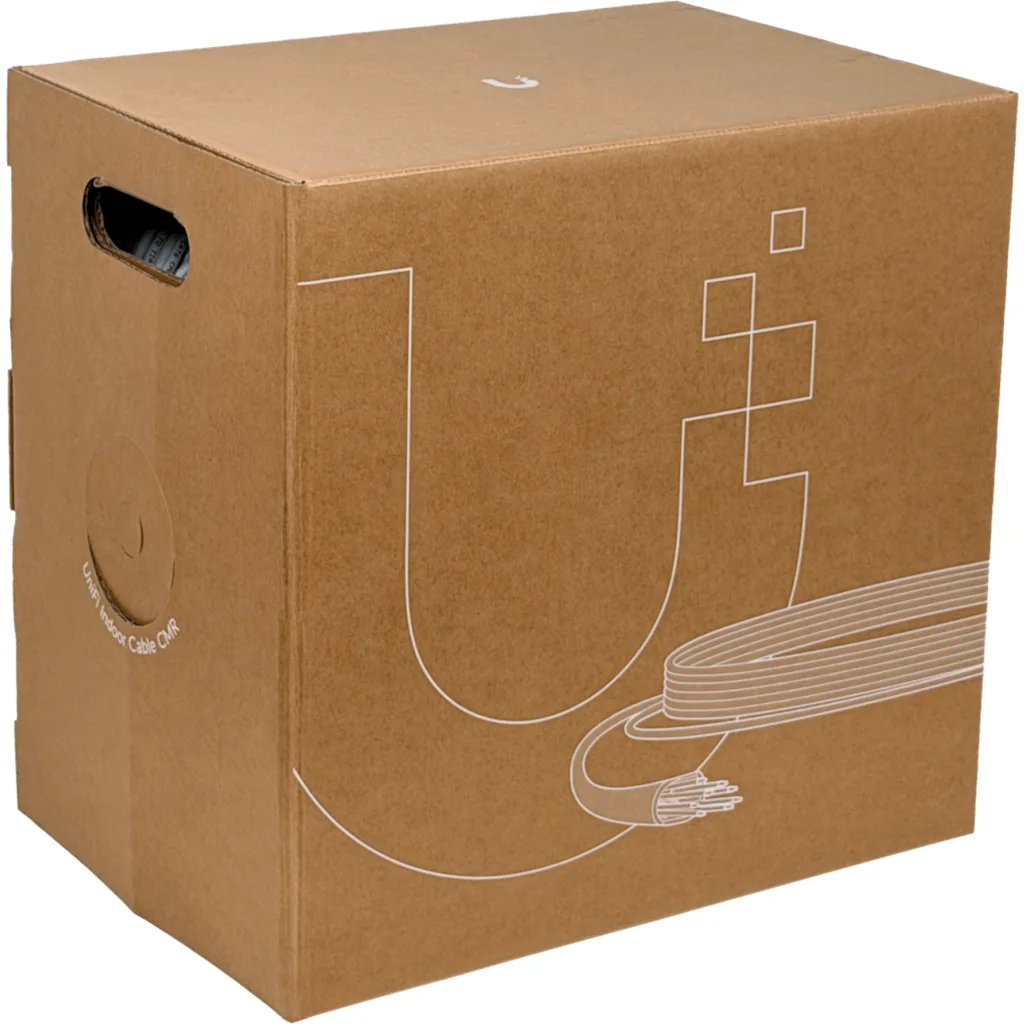 Imagen 2 de Cable de Red Ubiquiti UTP Cat6 23AWG 10Gbps CMR 305mt Color Blanco