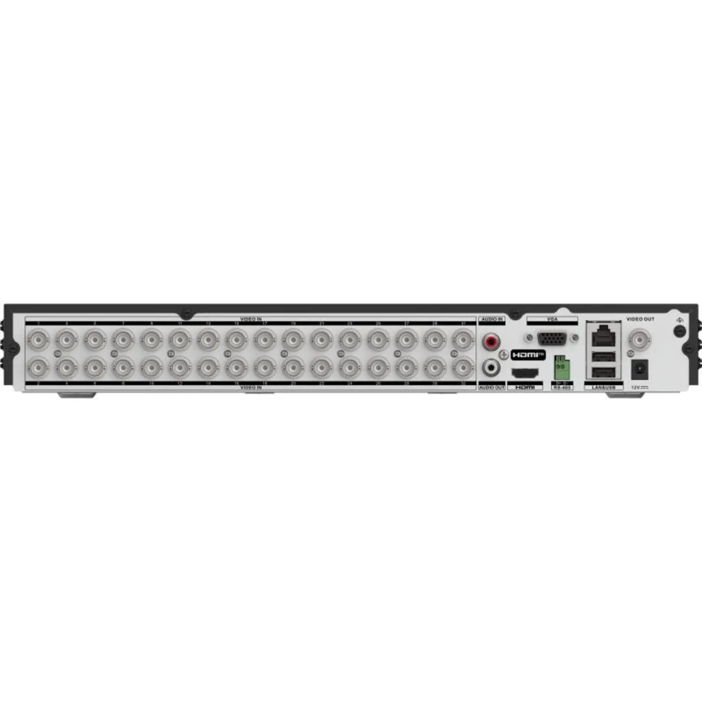 DVR Hikvision 32CH 3K/5MP Lite Acusense 2HDD 2WayAud con camaras compatibles