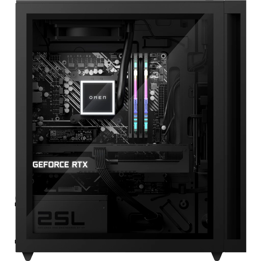 Imagen 2 de Computador Gamer HP OMEN GT15-2002LA I7-14700F 32GB 1TB+2TB RTX4070 16GB W11H 