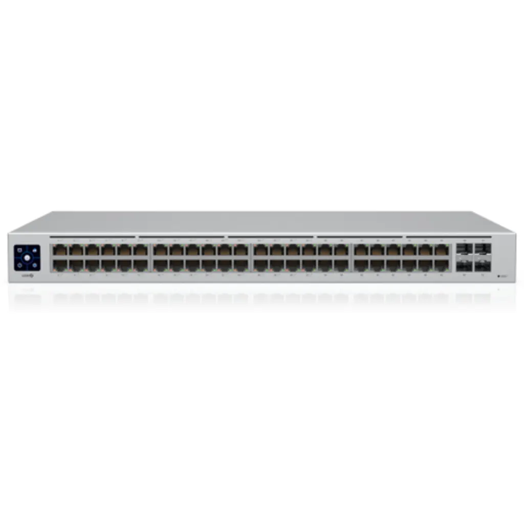 Imagen 2 de Switch Ubiquiti 48Ptos 32*GE Poe+ 195W 16*GE No PoE 4*SFP Sobremesa Mont En Rack