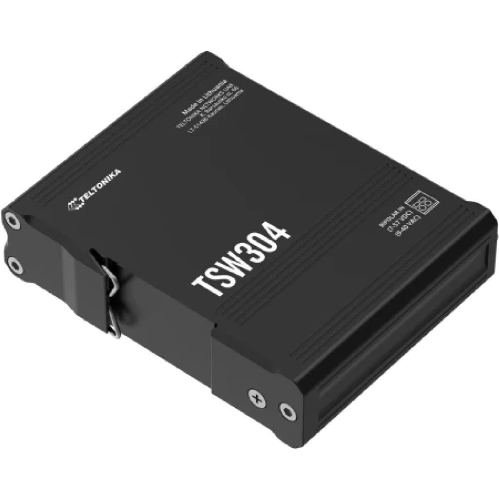 Imagen 1 de Teltonika Switch industrial Gigabit con puertos SFP para redes de fibra optica y