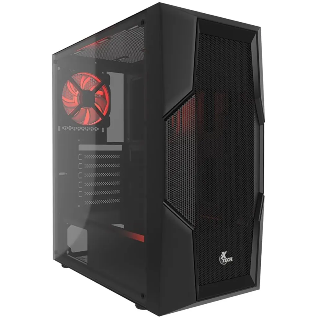Imagen 11 de Gabinete Gamer Xtech XT-GMR4 Phobos Panel lat Vid templado ATX MTower Negro