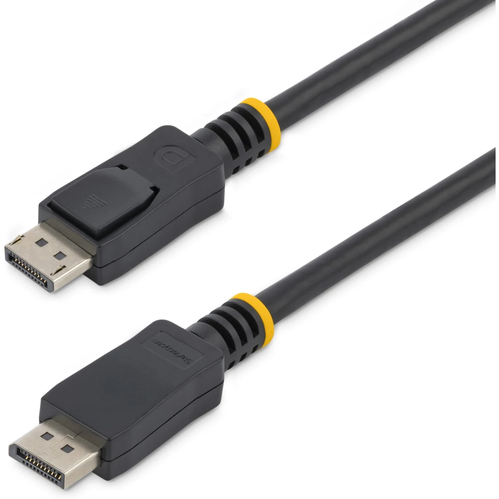 Cable DisplayPort 4K MBR con Cierre de Seguridad Bloqueo con Pestillo 5mt