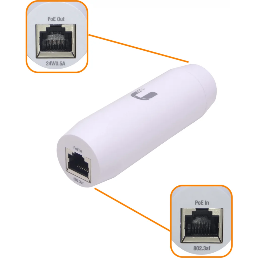 Imagen 1 de Ubiquiti INS-3AF-I-G Adaptador Gigabit 802.3af para Interior