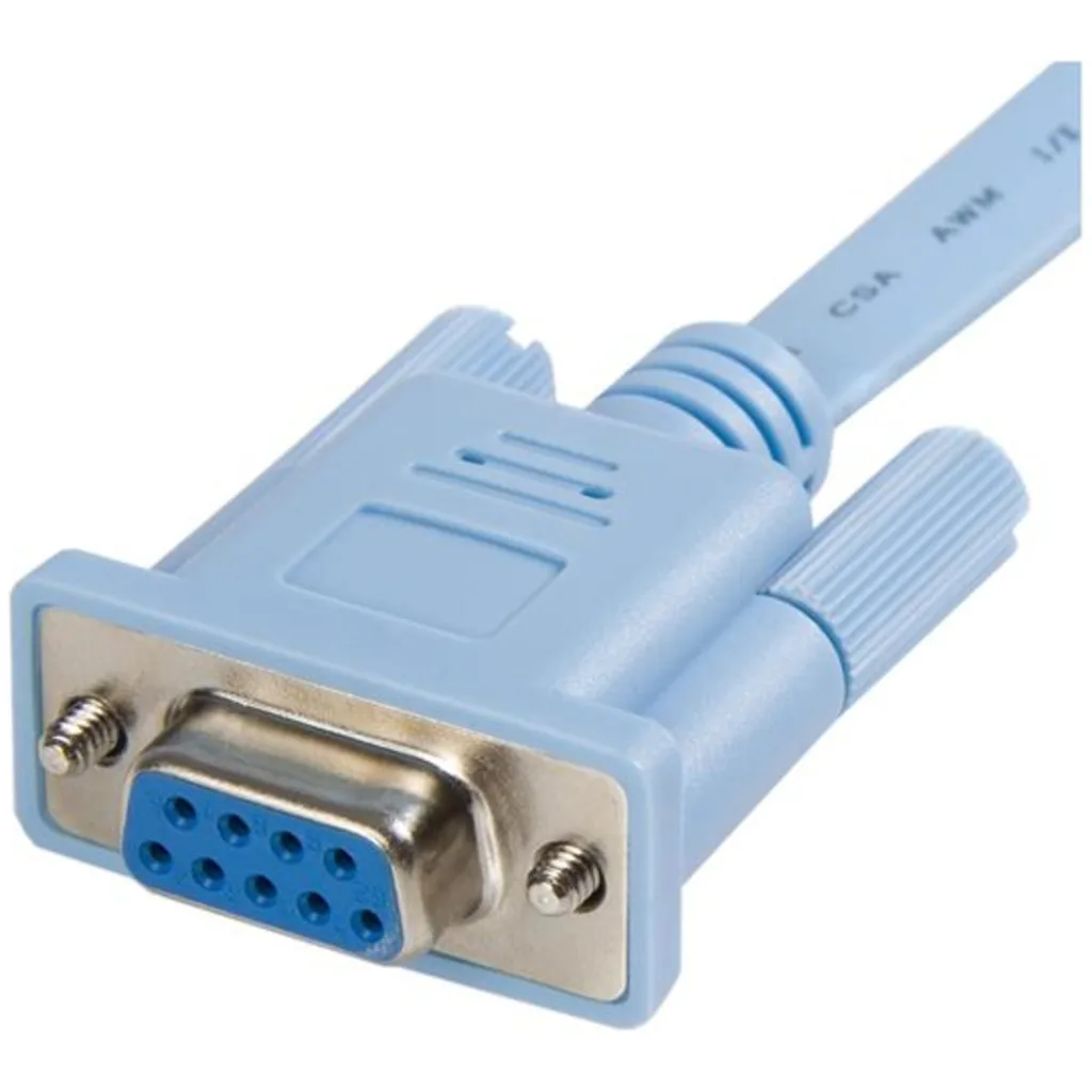 Imagen 1 de Cable p/ Gestión de Router Consola Cisco RJ-45 a Serie DB-9 Longitud 1.83 mt M-H