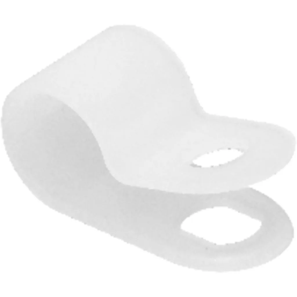 Tipo-R 100-unid 7,9mm-Cable Clip 10x22mm Pinza Fijacion p/Tornillo-5mm