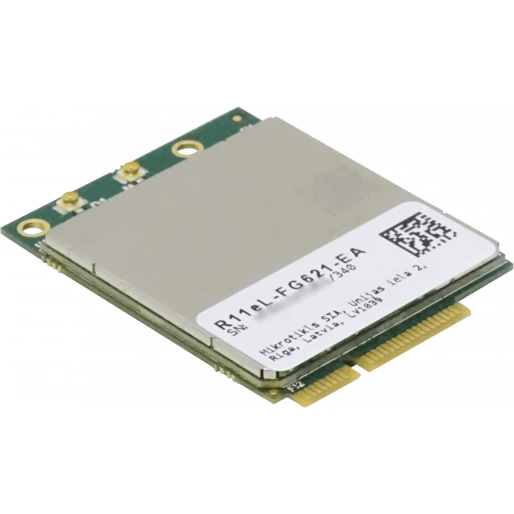 Imagen 1 de MIKROTIK 2-U.FL LTE6-1/3/5/7/8/ 20/28/38/40/41 3G-R8 MiniPCIe 300mbps