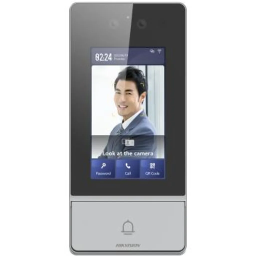 Placa Calle IP Video Portero IP Hikvision IK08 Ext IP65 Reconocimiento
