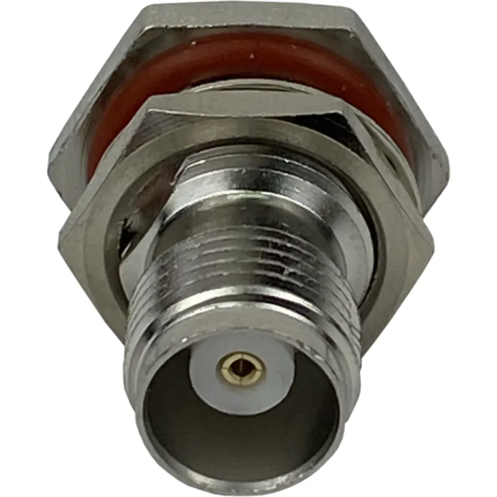 Imagen 2 de .TNC-Hembra LMR195 RG58 13mm-Diamet Panel Conector Crimpeable Coaxial