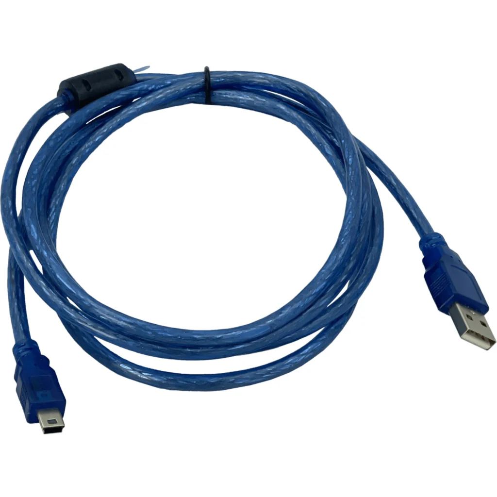 Imagen 2 de Cable USB-A a mini USB-B M/A v2.0, 5 pines con Filtro 1.8mts 