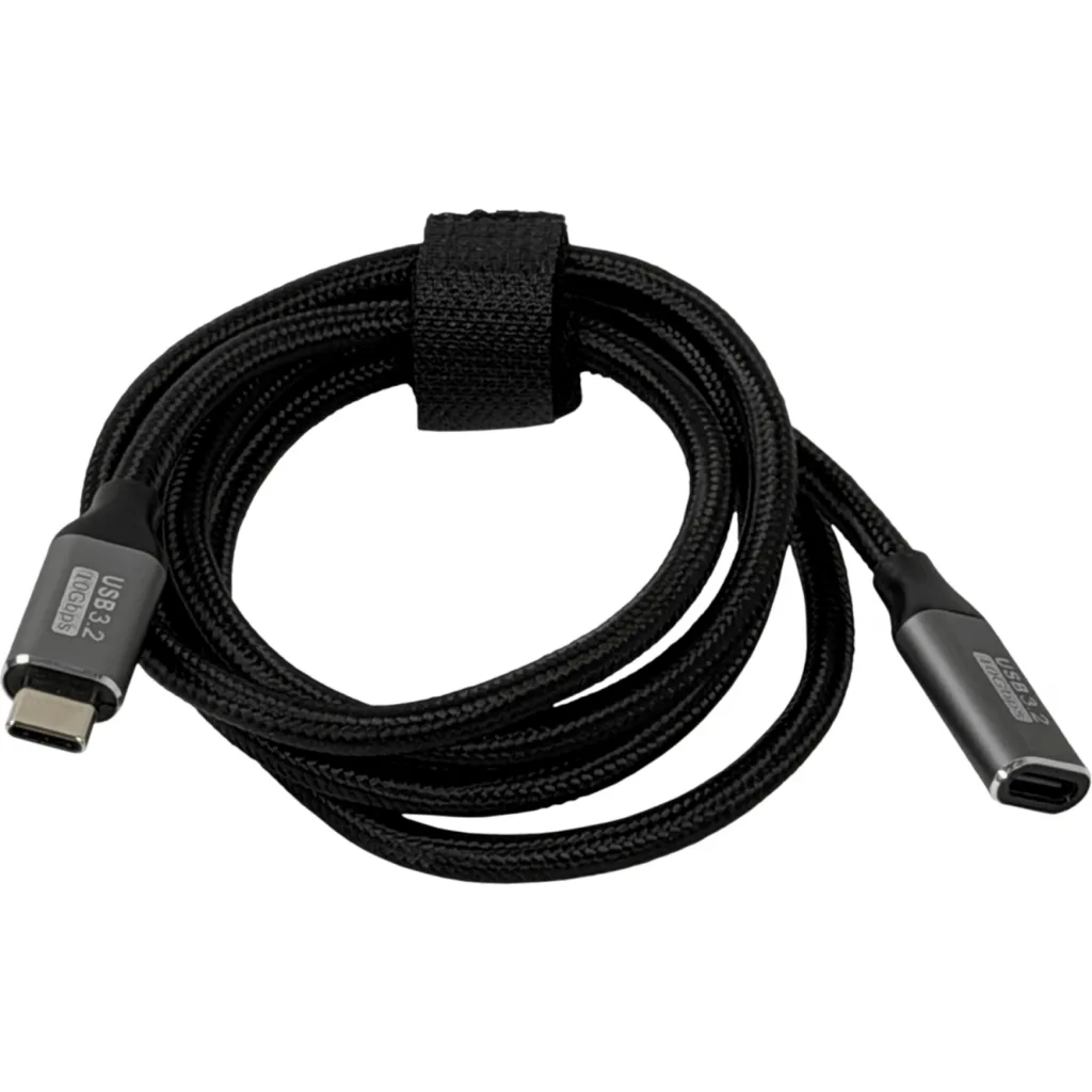 Imagen 1 de Cable USBC3.2 1mt USBC-M USBC-H Extension Pasiva